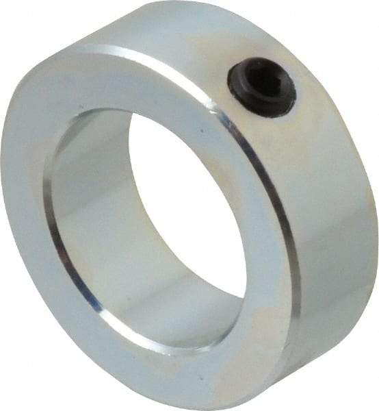 Climax Metal Products - 1-7/16" Bore, Steel, Set Screw Shaft Collar - 2-1/4" Outside Diam, 3/4" Wide - All Tool & Supply