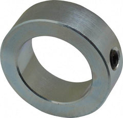 Climax Metal Products - 1-1/2" Bore, Steel, Set Screw Shaft Collar - 2-1/4" Outside Diam, 3/4" Wide - All Tool & Supply