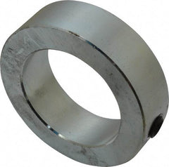 Climax Metal Products - 2-3/16" Bore, Steel, Set Screw Shaft Collar - 3-1/4" Outside Diam, 15/16" Wide - All Tool & Supply