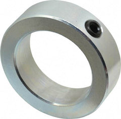 Climax Metal Products - 2-1/4" Bore, Steel, Set Screw Shaft Collar - 3-1/4" Outside Diam, 15/16" Wide - All Tool & Supply