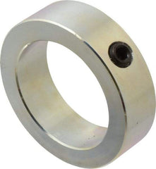 Climax Metal Products - 2-1/2" Bore, Steel, Set Screw Shaft Collar - 3-1/2" Outside Diam, 1" Wide - All Tool & Supply