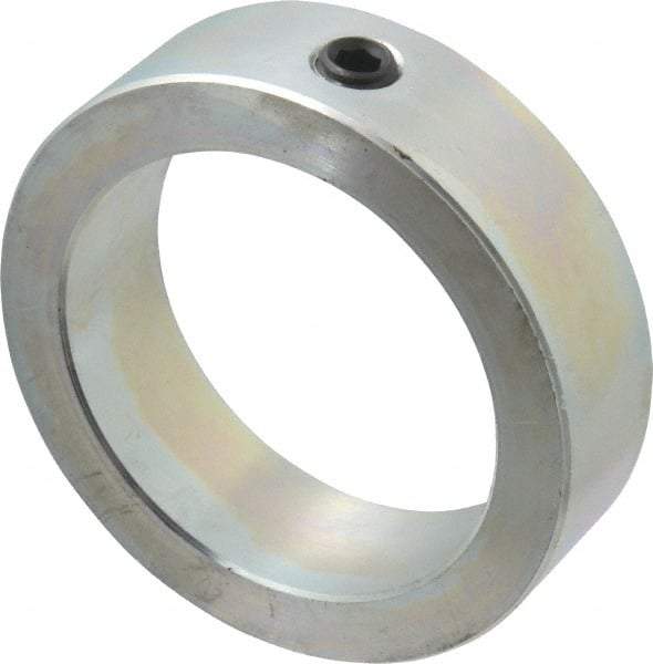 Climax Metal Products - 3" Bore, Steel, Set Screw Shaft Collar - 4" Outside Diam, 1-1/8" Wide - All Tool & Supply