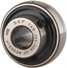 SKF - 1/2" ID x 1.5748" OD, 1,650 Lb Dynamic Capacity, Insert Bearing Insert Bearing - 0.4724" Race Width, 1,070 Lb Static Capacity - All Tool & Supply