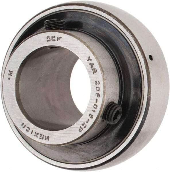 SKF - 15/16" ID x 2.0472" OD, 2,430 Lb Dynamic Capacity, Insert Bearing Insert Bearing - 0.5906" Race Width, 1,750 Lb Static Capacity - All Tool & Supply