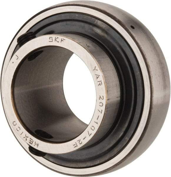 SKF - 1-7/16" ID x 2.8346" OD, 4,410 Lb Dynamic Capacity, Insert Bearing Insert Bearing - 3/4" Race Width, 3,440 Lb Static Capacity - All Tool & Supply