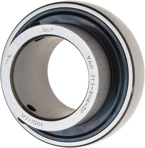 SKF - 2-1/2" ID x 4.7244" OD, 9,900 Lb Dynamic Capacity, Insert Bearing Insert Bearing - 1-1/16" Race Width, 8,990 Lb Static Capacity - All Tool & Supply