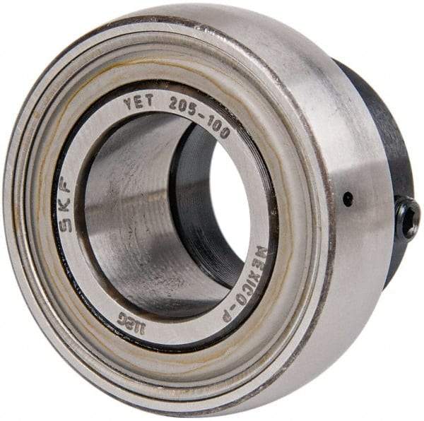 SKF - 1" ID x 2.0472" OD, 2,430 Lb Dynamic Capacity, Insert Bearing Insert Bearing - 0.5906" Race Width, 1,750 Lb Static Capacity - All Tool & Supply