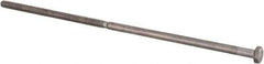 Value Collection - 1/4-20 UNC, 9" Length Under Head Hex Head Cap Screw - Partially Threaded, Grade 18-8 Stainless Steel, Uncoated, 7/16" Hex - All Tool & Supply