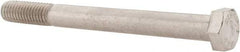 Value Collection - 3/8-16 UNC, 4" Length Under Head Hex Head Cap Screw - Partially Threaded, Grade 316 Stainless Steel, Uncoated, 9/16" Hex - All Tool & Supply