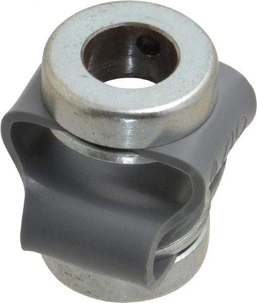 Huco - 3/8" Max Bore Diam, Flexible Flex P Double Loop Coupling - 27mm OD, Polyurethane - All Tool & Supply