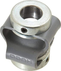 Huco - 3/8" Max Bore Diam, Flexible Flex P Double Loop Coupling - 27mm OD, Polyurethane - All Tool & Supply