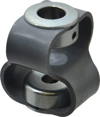 Huco - 1/2" Max Bore Diam, Flexible Flex P Double Loop Coupling - 48mm OD, Polyurethane - All Tool & Supply