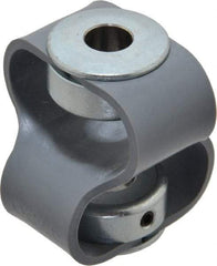 Huco - 7/16" Max Bore Diam, Flexible Flex P Double Loop Coupling - 48mm OD, Polyurethane - All Tool & Supply