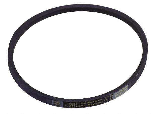 Continental ContiTech - Section A, 47" Outside Length, V-Belt - Wingprene Rubber-Impregnated Fabric, HY-T Matchmaker, No. A45 - All Tool & Supply