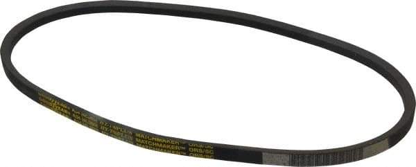 Continental ContiTech - Section A, 36" Outside Length, V-Belt - Wingprene Rubber-Impregnated Fabric, HY-T Matchmaker, No. A34 - All Tool & Supply