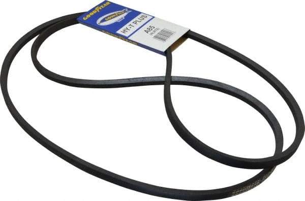 Continental ContiTech - Section A, 87" Outside Length, V-Belt - Wingprene Rubber-Impregnated Fabric, HY-T Matchmaker, No. A85 - All Tool & Supply