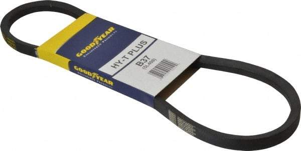 Continental ContiTech - Section B, 40" Outside Length, V-Belt - Wingprene Rubber-Impregnated Fabric, HY-T Matchmaker, No. B37 - All Tool & Supply