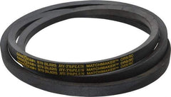 Continental ContiTech - Section B, 82" Outside Length, V-Belt - Wingprene Rubber-Impregnated Fabric, HY-T Matchmaker, No. B79 - All Tool & Supply