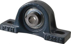 Value Collection - 4-7/8" OALBall Bearing Pillow Block - Cast Iron - All Tool & Supply