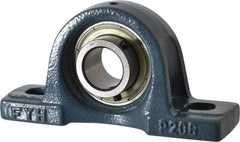 Value Collection - 6-3/16" OALBall Bearing Pillow Block - Cast Iron - All Tool & Supply