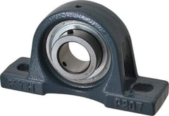 Value Collection - 6-3/4" OALBall Bearing Pillow Block - Cast Iron - All Tool & Supply