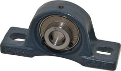 Value Collection - 4-7/8" OALBall Bearing Pillow Block - Cast Iron - All Tool & Supply