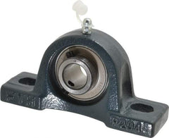 Value Collection - 5" OALBall Bearing Pillow Block - Cast Iron - All Tool & Supply