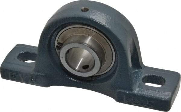 Value Collection - 5-1/2" OALBall Bearing Pillow Block - Cast Iron - All Tool & Supply