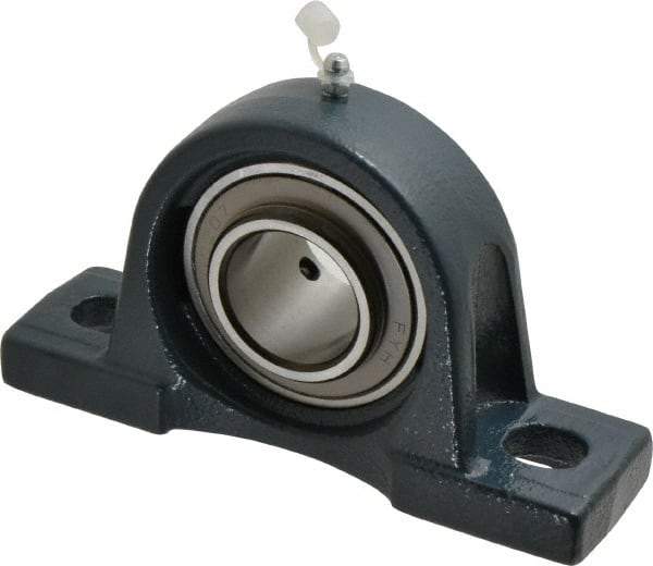 Value Collection - 6-3/4" OALBall Bearing Pillow Block - Cast Iron - All Tool & Supply