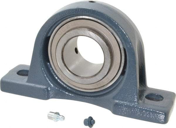 Value Collection - 8-13/16" OALBall Bearing Pillow Block - Cast Iron - All Tool & Supply