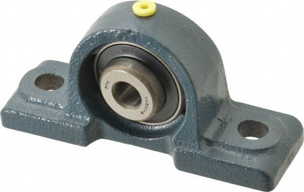 Value Collection - 4-7/8" OALBall Bearing Pillow Block - Cast Iron - All Tool & Supply