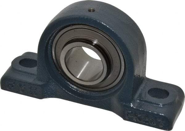 Value Collection - 6-3/4" OALBall Bearing Pillow Block - Cast Iron - All Tool & Supply