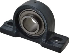 Value Collection - 7-1/8" OALBall Bearing Pillow Block - Cast Iron - All Tool & Supply