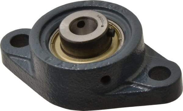 Value Collection - 3-7/8" OALBall Bearing Pillow Block - Cast Iron - All Tool & Supply