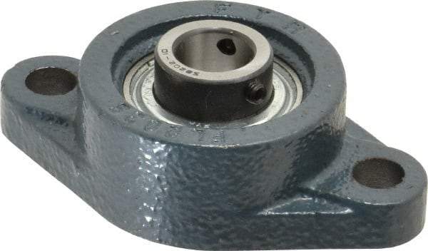 Value Collection - 3-7/8" OALBall Bearing Pillow Block - Cast Iron - All Tool & Supply