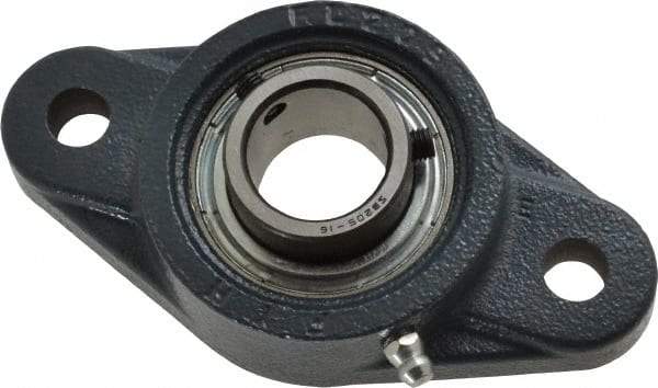 Value Collection - 4-7/8" OALBall Bearing Pillow Block - Cast Iron - All Tool & Supply