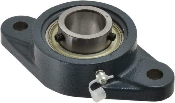 Value Collection - 5-9/16" OALBall Bearing Pillow Block - Cast Iron - All Tool & Supply