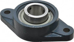 Value Collection - 6-1/8" OALBall Bearing Pillow Block - Cast Iron - All Tool & Supply