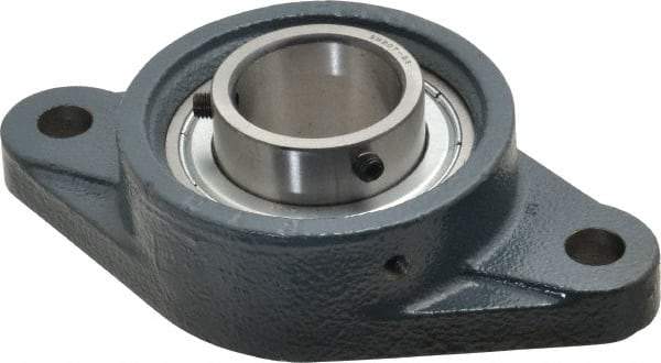 Value Collection - 6-1/8" OALBall Bearing Pillow Block - Cast Iron - All Tool & Supply