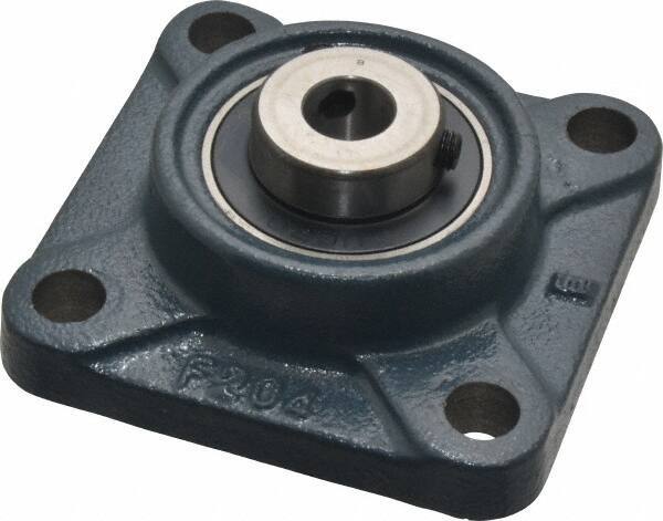 Value Collection - 3-3/8" OALBall Bearing Pillow Block - Cast Iron - All Tool & Supply