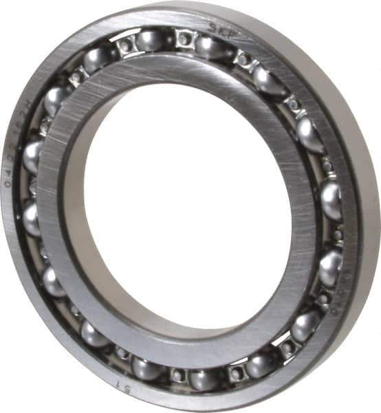 SKF - 50mm Bore Diam, 80mm OD, Open Deep Groove Radial Ball Bearing - 10mm Wide, 1 Row, Round Bore, 2,560 Lb Static Capacity, 3,660 Lb Dynamic Capacity - All Tool & Supply