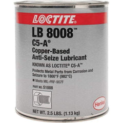 Loctite - 2.5 Lb Can Anti-Seize Lubricant - Copper, 1,800°F - All Tool & Supply