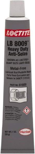 Loctite - 1 oz Tube Anti-Seize Lubricant - Metal Free, 2,400°F, Black - All Tool & Supply