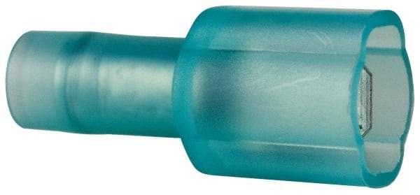 3M - 16 to 14 AWG, Nylon, Fully Insulated, Male Wire Disconnect - 3/16 Inch Wide Tab, Blue, RoHS 2011/65/EU Compliant - All Tool & Supply