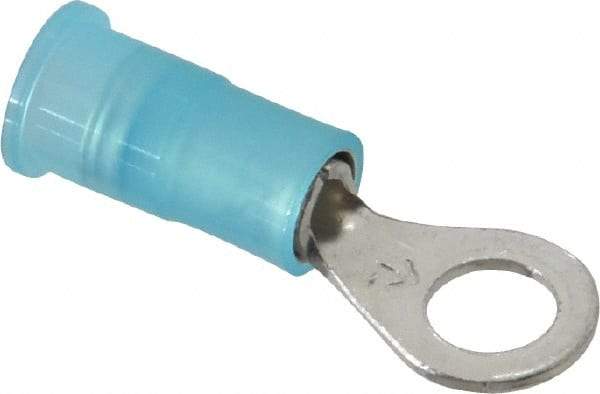 3M - 16-14 AWG Partially Insulated Crimp Connection Circular Ring Terminal - #10 Stud, Copper Contact - All Tool & Supply