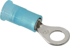 3M - 16-14 AWG Partially Insulated Crimp Connection Circular Ring Terminal - #10 Stud, Copper Contact - All Tool & Supply