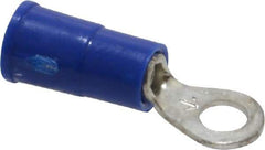 3M - 16-14 AWG Partially Insulated Crimp Connection Circular Ring Terminal - #6 Stud, Copper Contact - All Tool & Supply