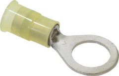 3M - 12-10 AWG Partially Insulated Crimp Connection Circular Ring Terminal - 3/8" Stud, Copper Contact - All Tool & Supply