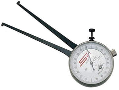 SPI - 50 to 75mm Inside Dial Caliper Gage - 0.025mm Graduation, 0.038mm Accuracy, 3-1/4" Leg Length, Ball Contact Points - All Tool & Supply