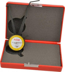 SPI - 2-7/8 to 3-7/8" Inside Dial Caliper Gage - 0.001" Graduation, 0.038mm Accuracy, 3-1/4" Leg Length, Ball Contact Points - All Tool & Supply